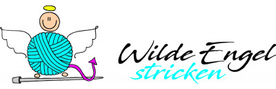 Logo Wilde Engel stricken